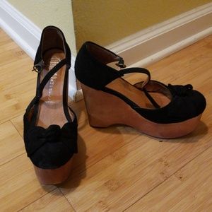 Jeffrey Campbell Daisy Platforms Suede Black 7
